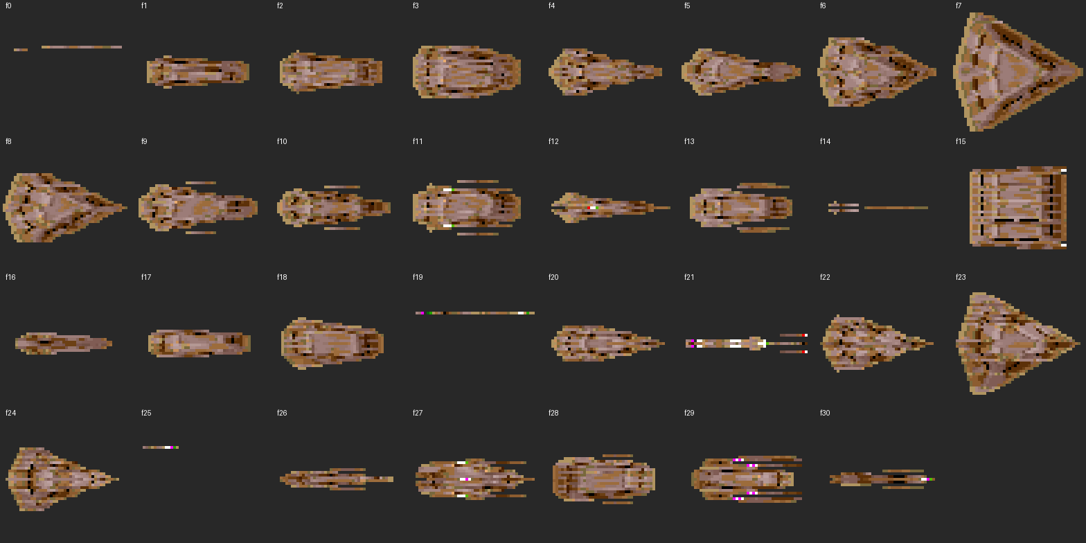 Output of early decoder (bunker from first mission)